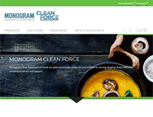 Tablet Screenshot of monogramcleanforce.com